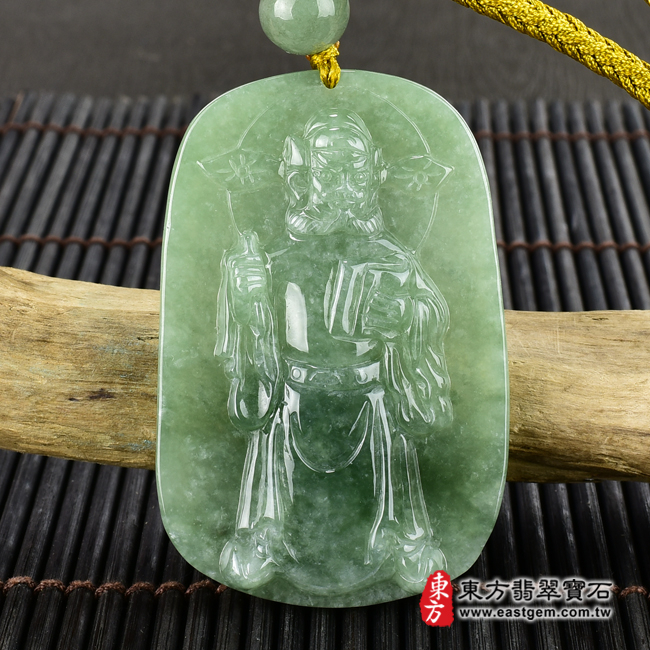 編號：KN110翡翠神明玉珮商品實照