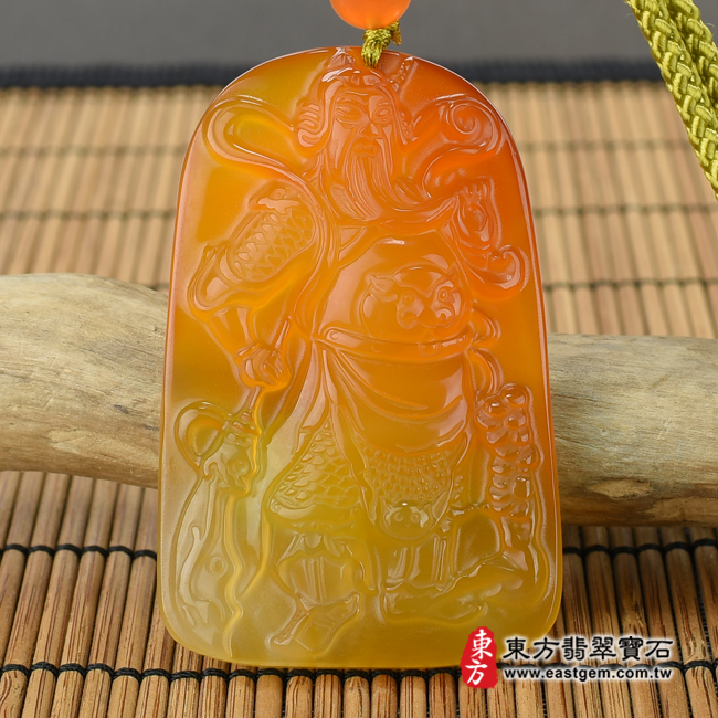 編號：KG224玉石神明玉珮商品實照