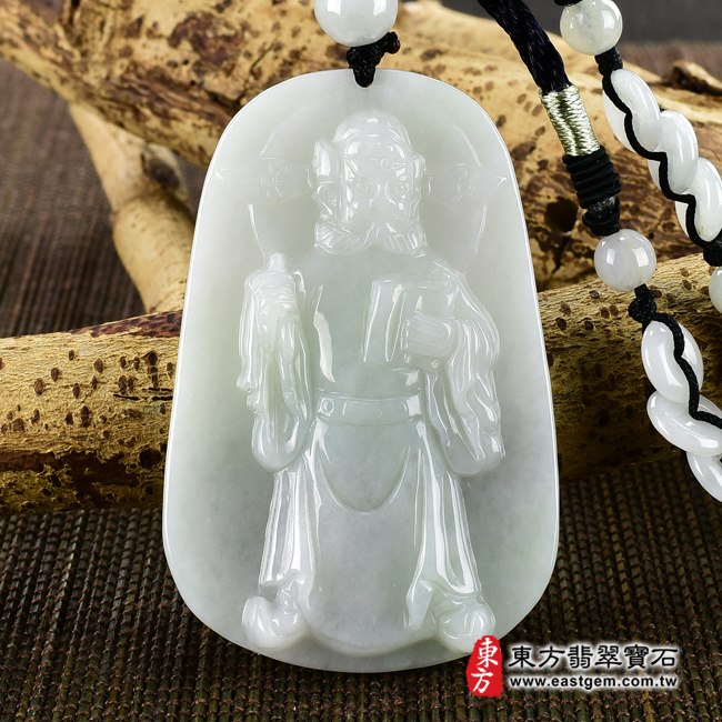 編號：KN108翡翠神明玉珮商品實照