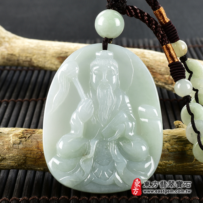 編號：KN061翡翠神明玉珮商品實照