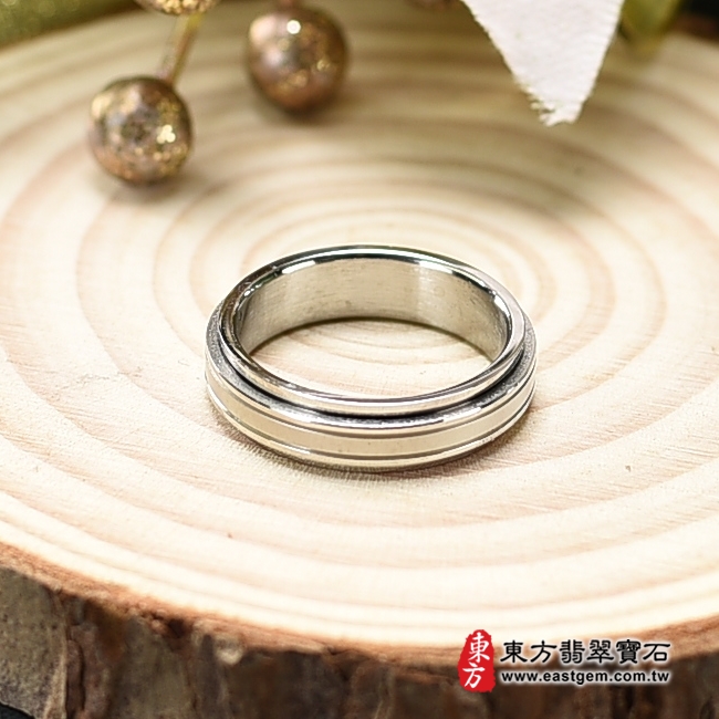 不鏽鋼戒指（不鏽鋼戒指，結婚戒指、結婚對戒、男女對戒）。國際圍10，RSD028。客製化訂做各種不鏽鋼不透鋼戒指吊墜項鍊。★附東方翡翠寶石保證卡商品圖