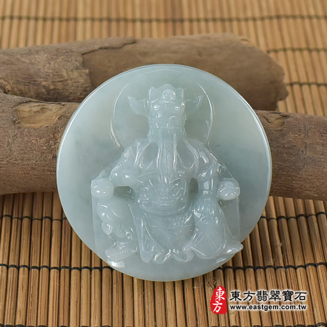 編號：KN032翡翠神明玉珮商品實照