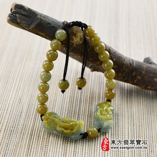 編號：MPS039翡翠手鍊、珠串商品實照