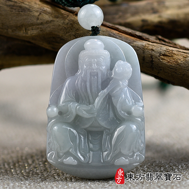 編號：KN203翡翠神明玉珮商品實照