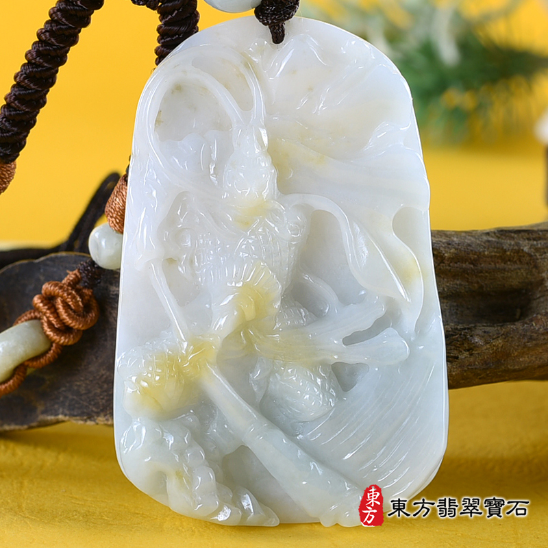 翡翠神明玉珮商品NT元，介紹，商品介紹實圖