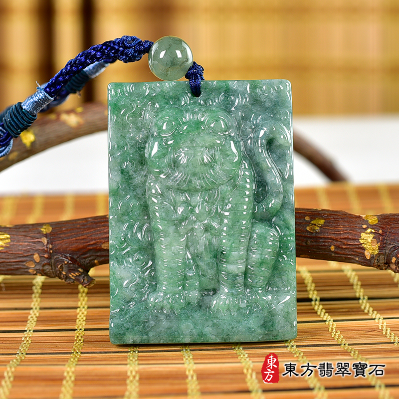 編號：TR133翡翠神明玉珮商品實照