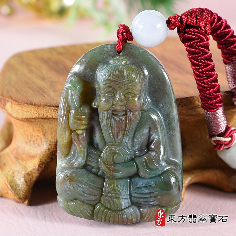 編號：KN220玉石神明玉珮商品實照