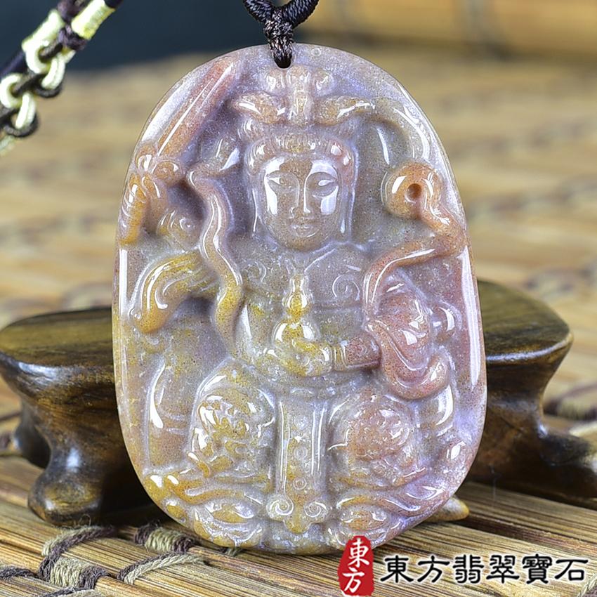 編號：NT048玉石神明玉珮商品實照
