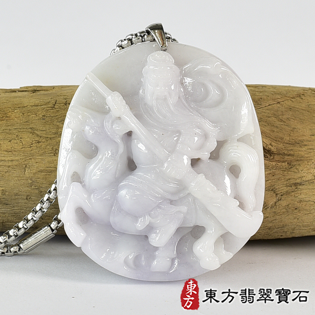 翡翠神明玉珮類最新商品，編號KG498實照圖片