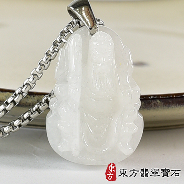 翡翠神明玉珮類最新商品，編號KG503實照圖片