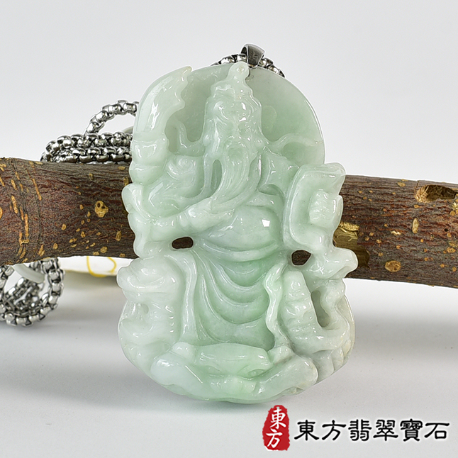 翡翠神明玉珮類最新商品，編號KG504實照圖片