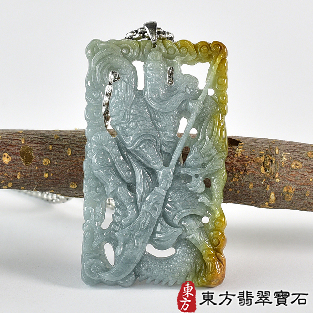 翡翠神明玉珮類最新商品，編號KG507實照圖片