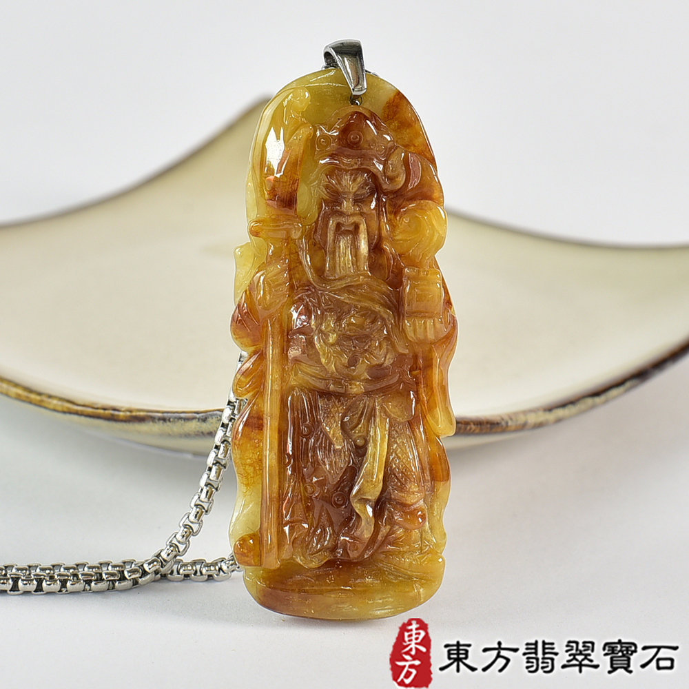 翡翠神明玉珮類最新商品，編號KG508實照圖片