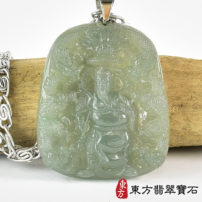 翡翠神明玉珮類最新商品，編號KG511實照圖片