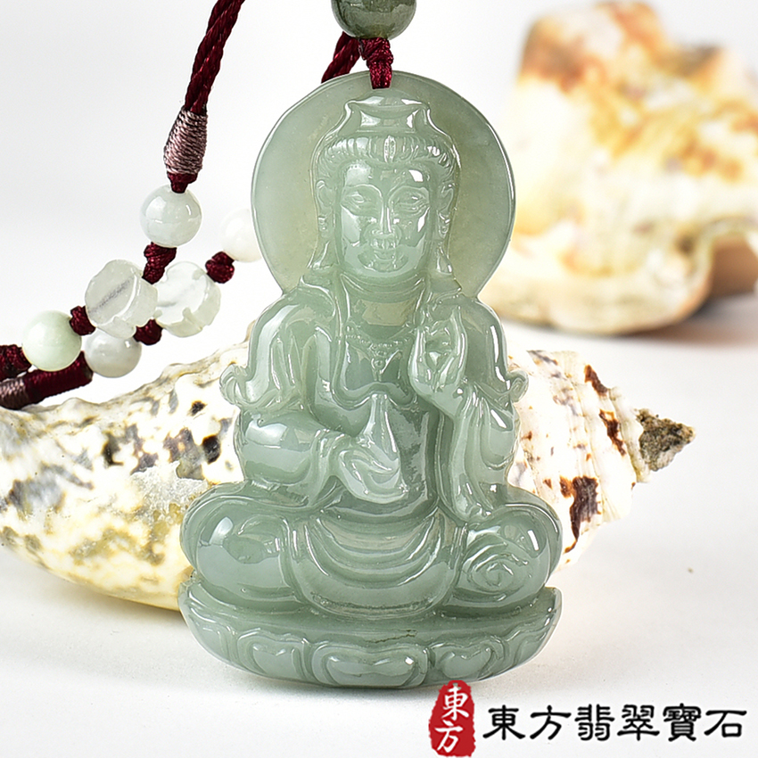 翡翠神明玉珮類最新商品，編號GY2172實照圖片