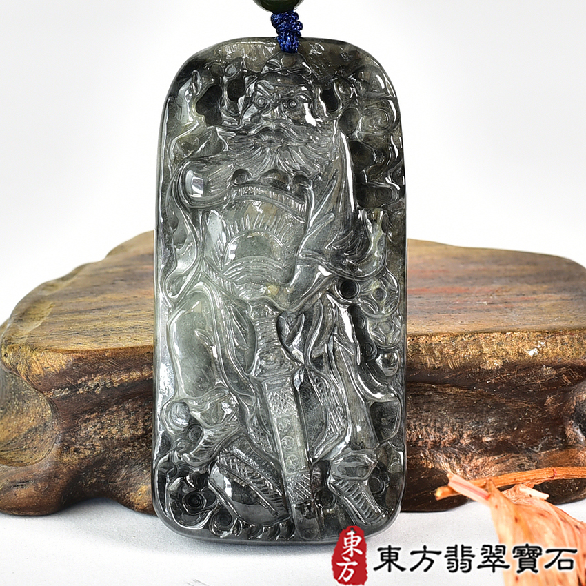 翡翠神明玉珮類最新商品，編號KN257實照圖片