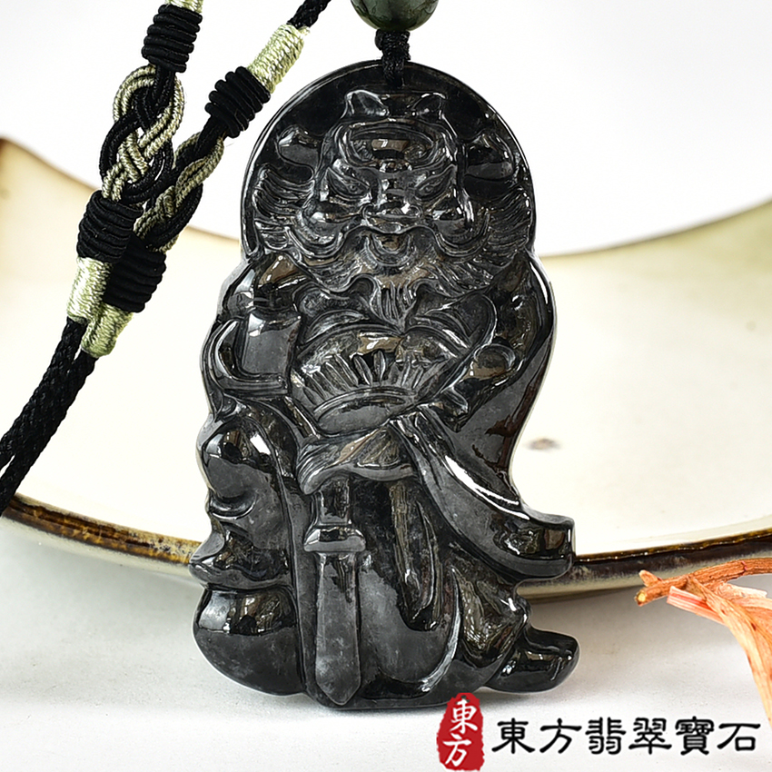 翡翠神明玉珮類最新商品，編號KN258實照圖片