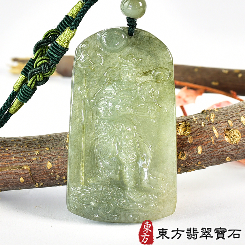 翡翠神明玉珮類最新商品，編號KN266實照圖片