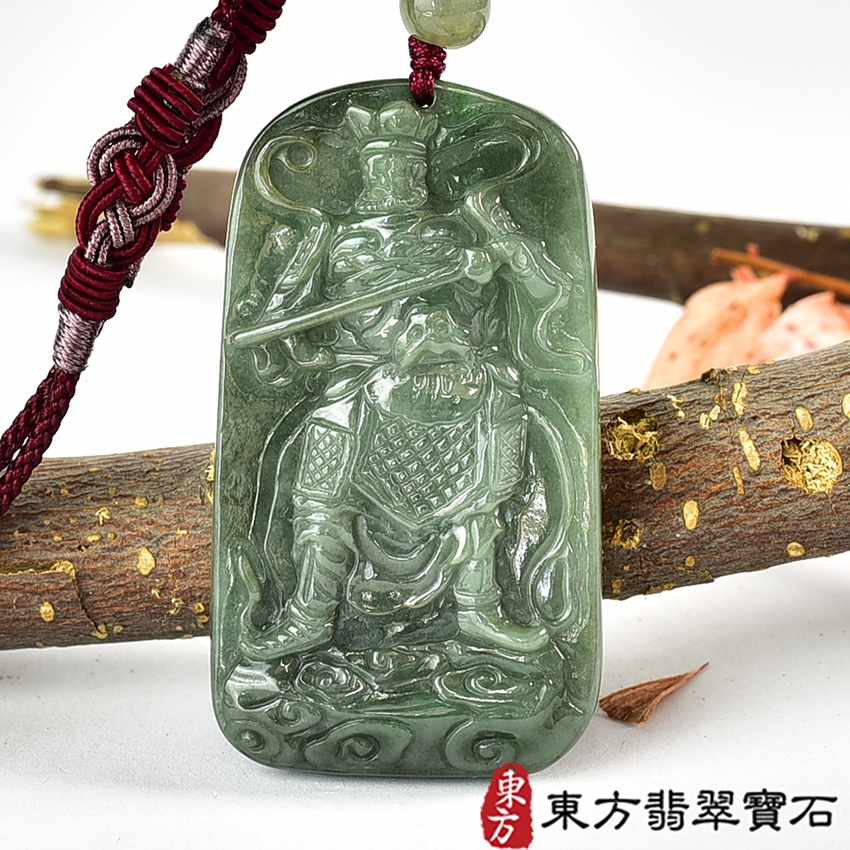 翡翠神明玉珮類最新商品，編號KN267實照圖片