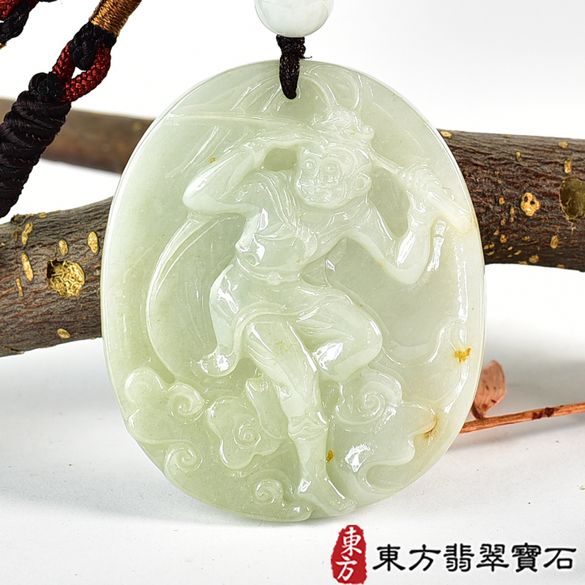 翡翠神明玉珮類最新商品，編號KN268實照圖片