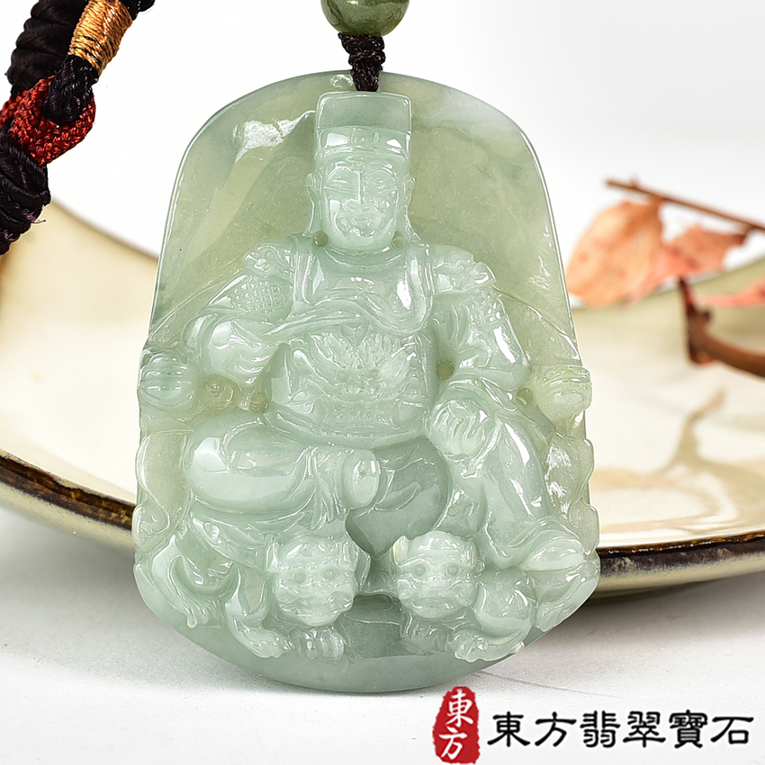 翡翠神明玉珮類最新商品，編號KN272實照圖片