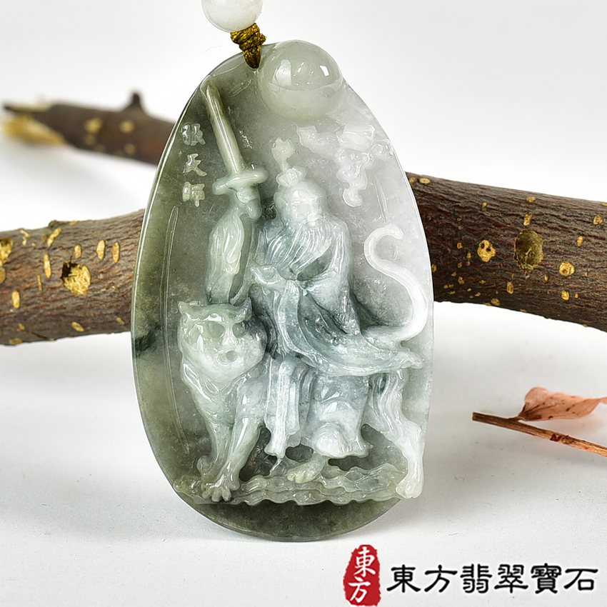 翡翠神明玉珮類最新商品，編號KN273實照圖片
