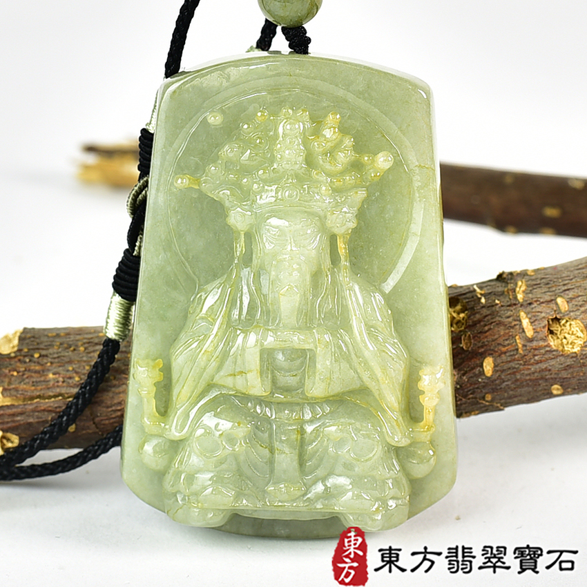 翡翠神明玉珮類最新商品，編號KN276實照圖片