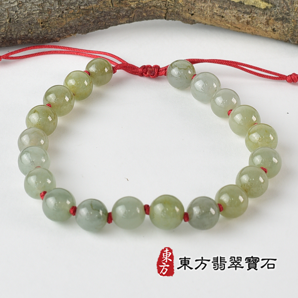 翡翠手鍊、珠串類最新商品，編號OJK091實照圖片