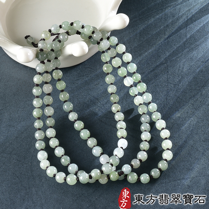 翡翠手鍊、珠串類最新商品，編號OJK097實照圖片