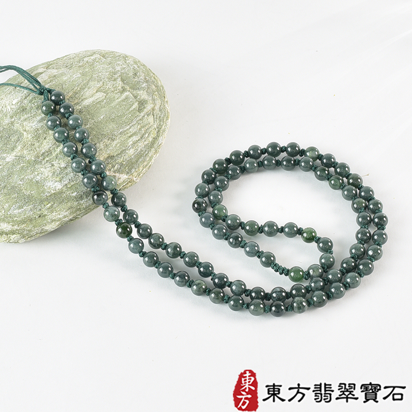翡翠手鍊、珠串類最新商品，編號OJK104實照圖片