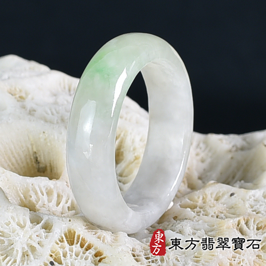 編號：RNG702翡翠戒指，玉戒，尾戒商品實照