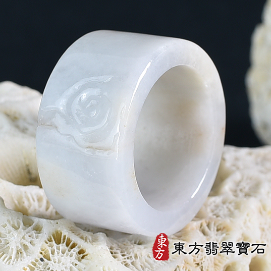 編號：RNG715翡翠戒指，玉戒，尾戒商品實照