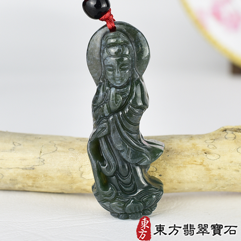 編號：GY2085玉石神明玉珮商品實照