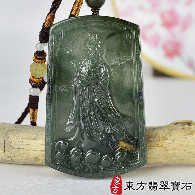 翡翠神明玉珮商品NT元，介紹，商品介紹實圖