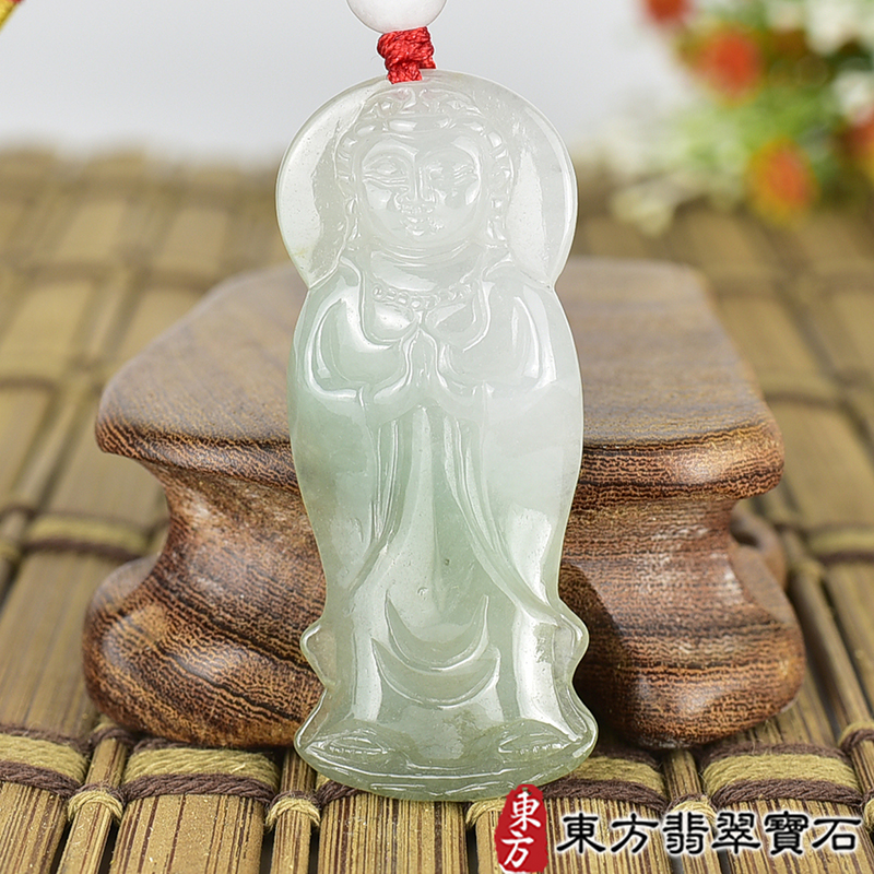 翡翠神明玉珮商品NT元，介紹，商品介紹實圖