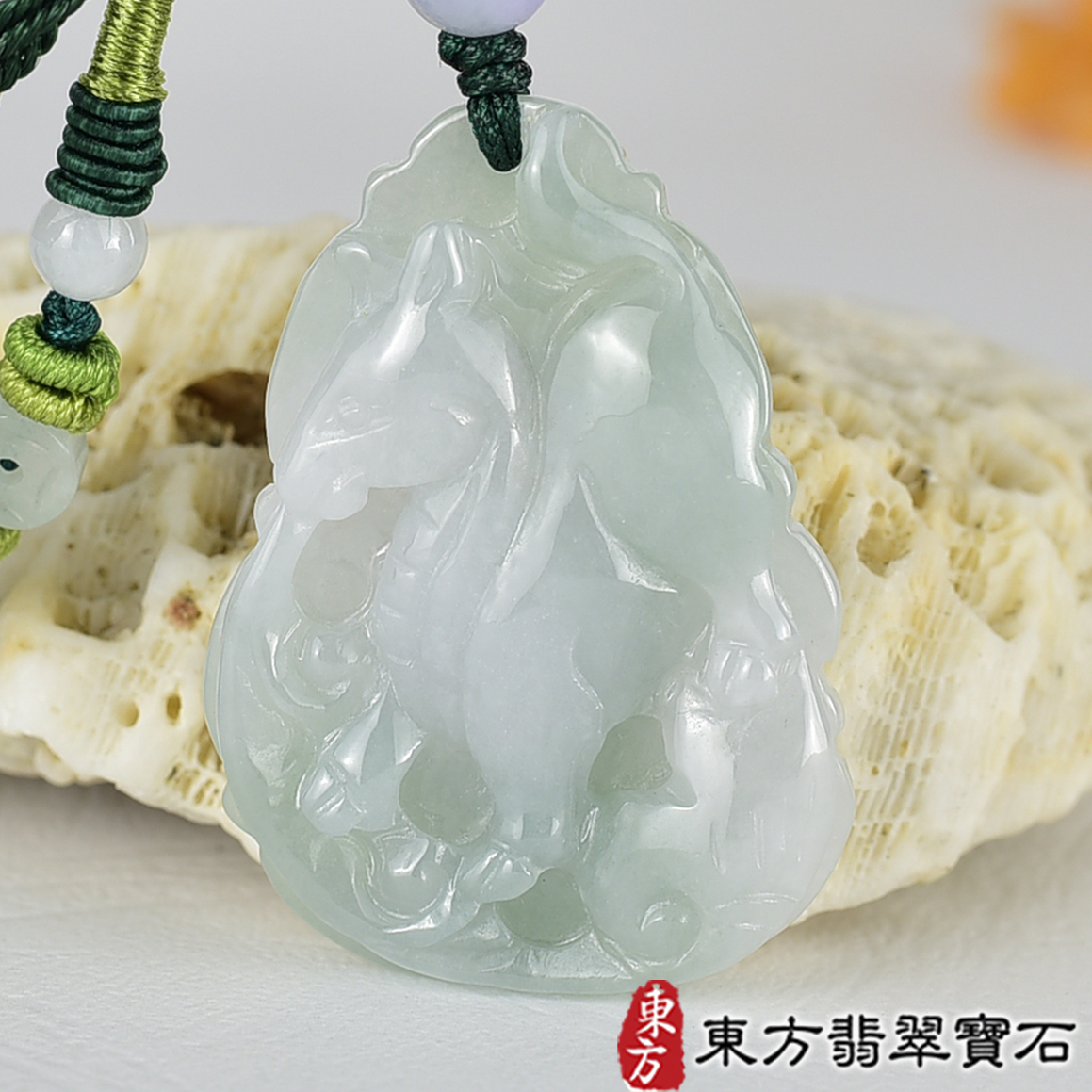 翡翠項鍊(玉珮玉墜吊墜)分類商品類最新商品，編號HO088實照圖片