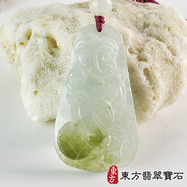 翡翠項鍊(玉珮玉墜吊墜)分類商品類最新商品，編號HW106實照圖片