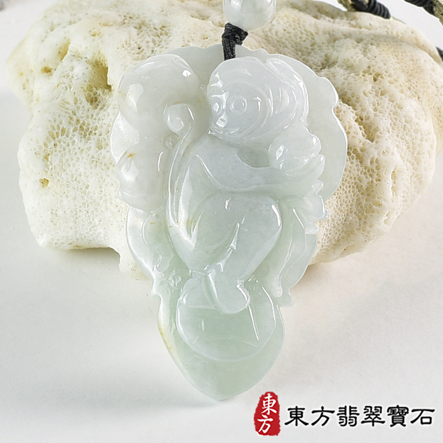 翡翠項鍊(玉珮玉墜吊墜)分類商品類最新商品，編號HW108實照圖片