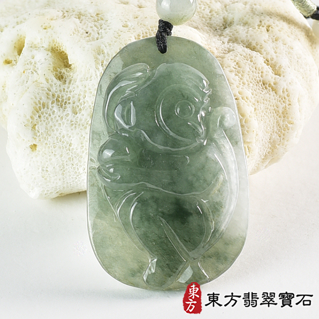 翡翠項鍊(玉珮玉墜吊墜)分類商品類最新商品，編號HW110實照圖片