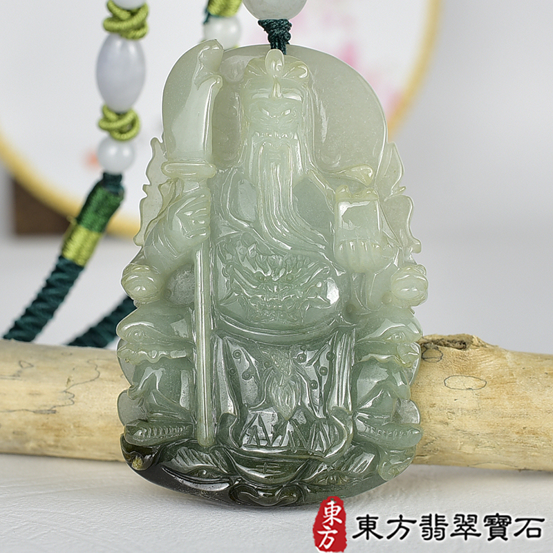 翡翠神明玉珮商品NT元，介紹，商品介紹實圖