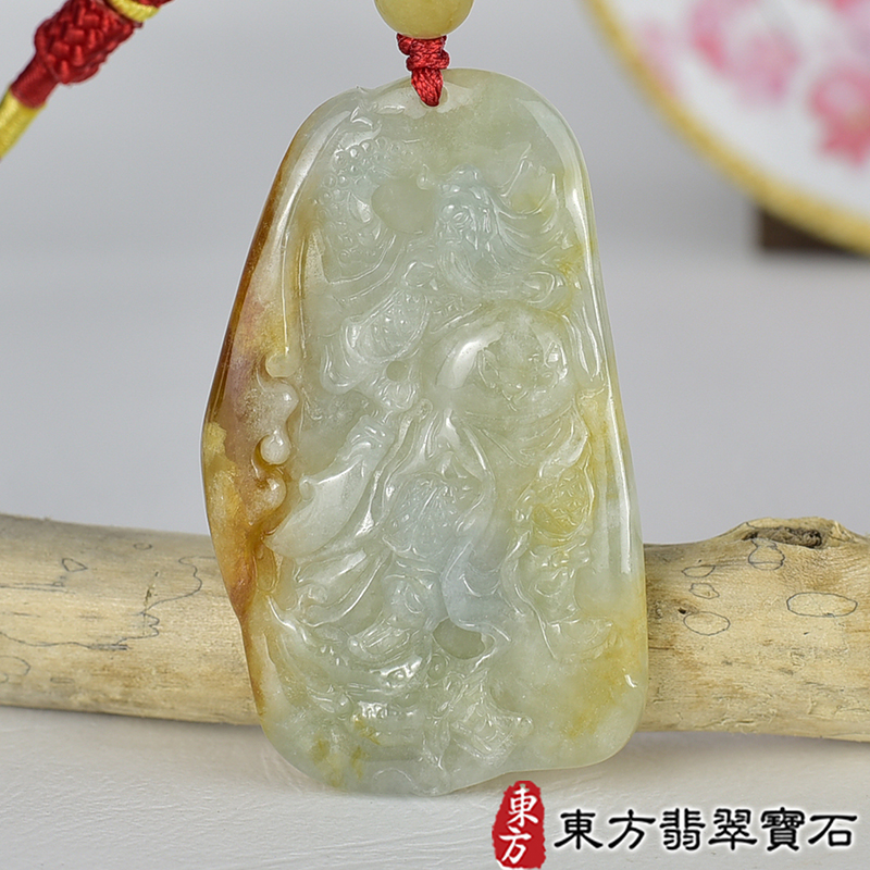 翡翠神明玉珮商品NT元，介紹，商品介紹實圖