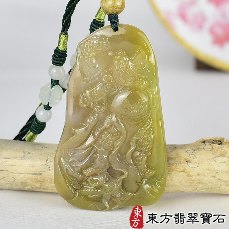 翡翠神明玉珮商品NT元，介紹，商品介紹實圖