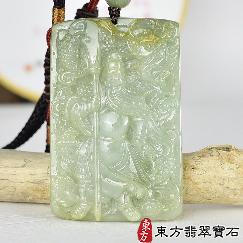 翡翠神明玉珮商品NT元，介紹，商品介紹實圖