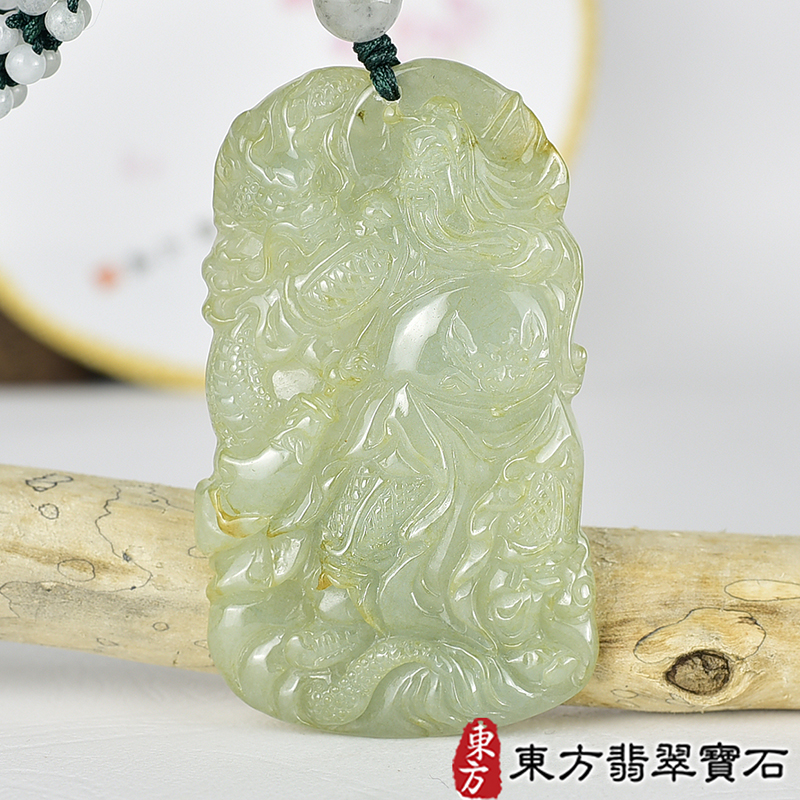 翡翠神明玉珮商品NT元，介紹，商品介紹實圖