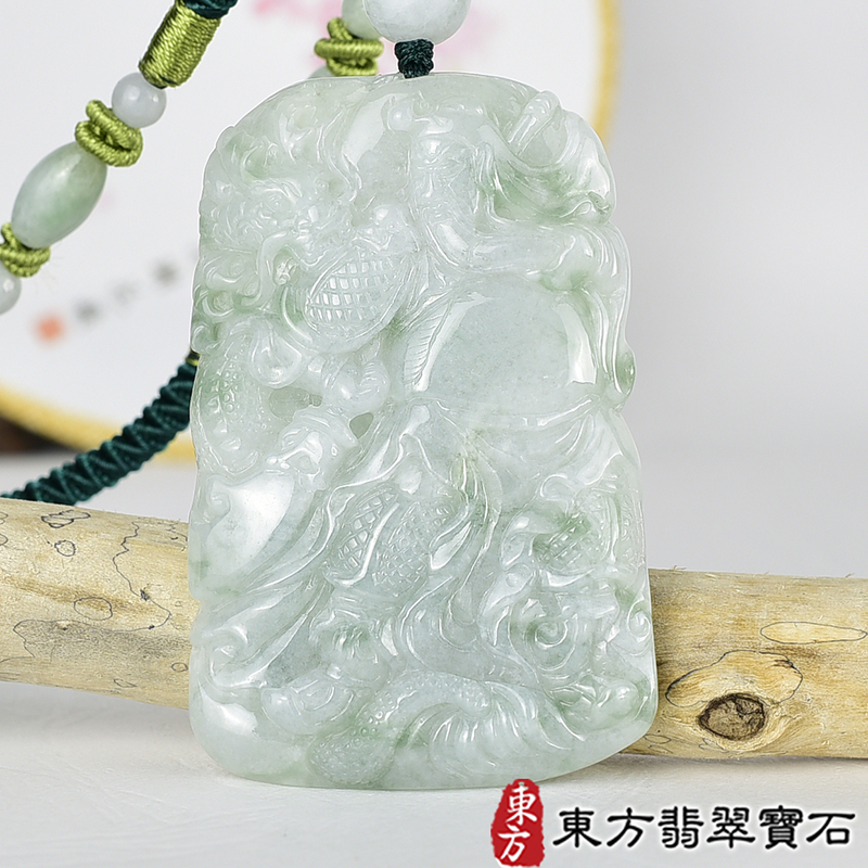 翡翠神明玉珮商品NT元，介紹，商品介紹實圖