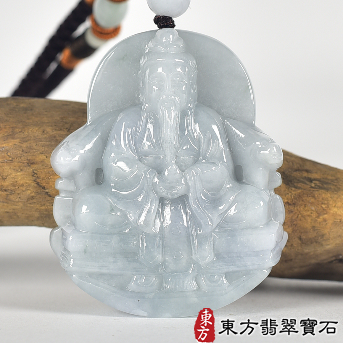 翡翠神明玉珮類最新商品，編號KN188實照圖片