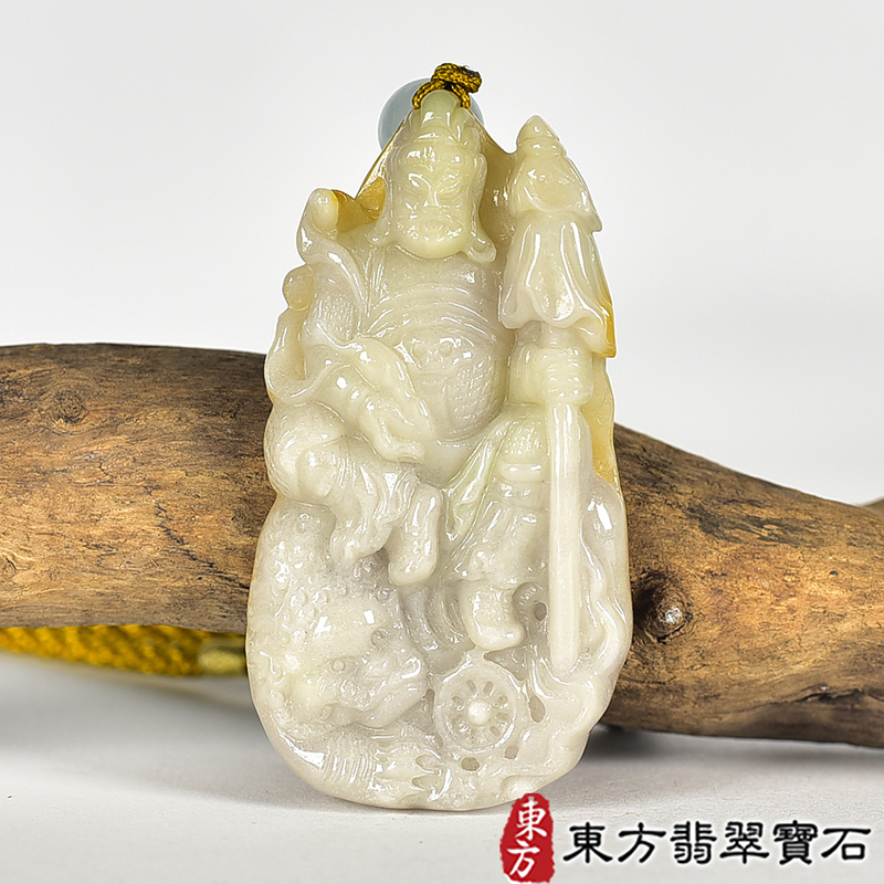 翡翠神明玉珮類最新商品，編號KN238實照圖片