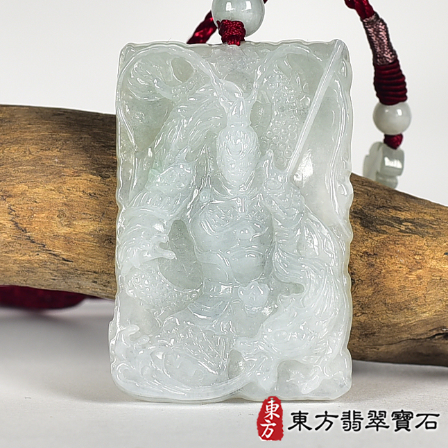 翡翠神明玉珮類最新商品，編號KN274實照圖片