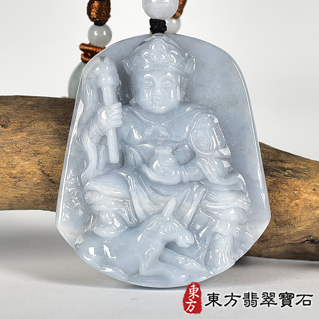 翡翠神明玉珮類最新商品，編號KN281實照圖片