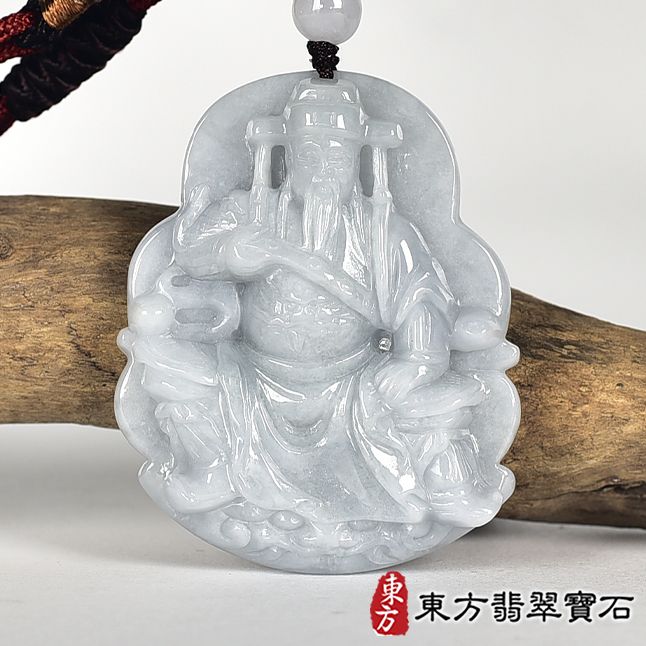 翡翠神明玉珮類最新商品，編號KN284實照圖片